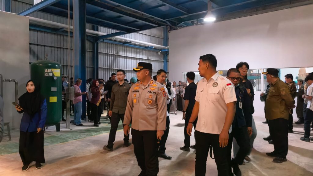 kapolres konawe selatan hadiri giat peresmiaan ekspor tepung tapioka