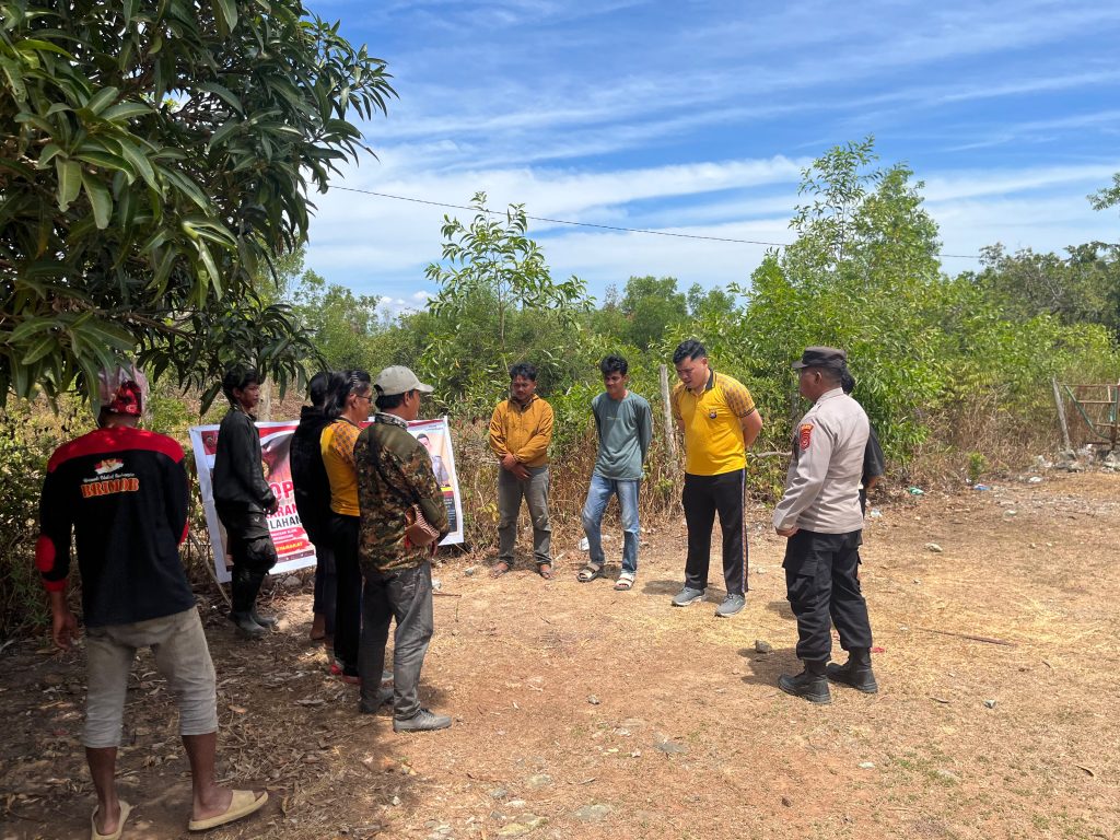 polsek palangga selatan melaksanakan giat sosialisasi cegah karhutla